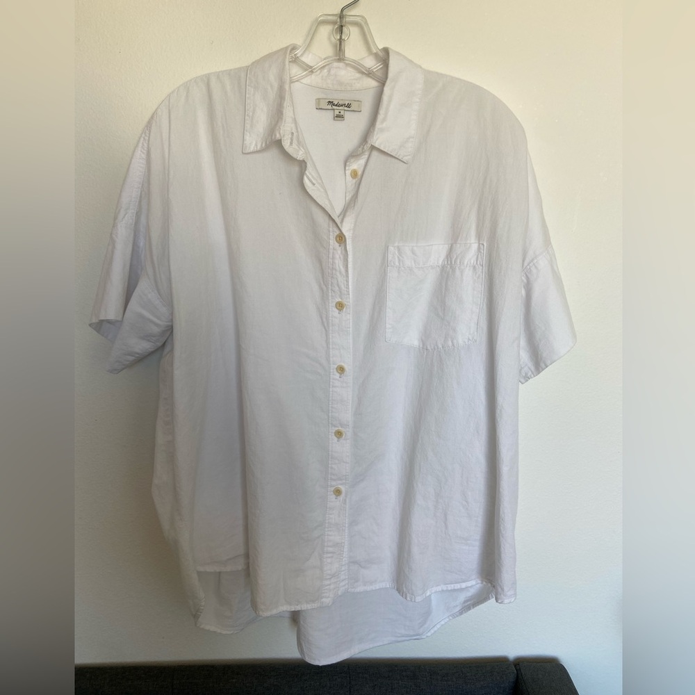 Madewell Short Sleeve Button Up - M